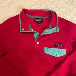 Pink Patagonia Pullover Fleece